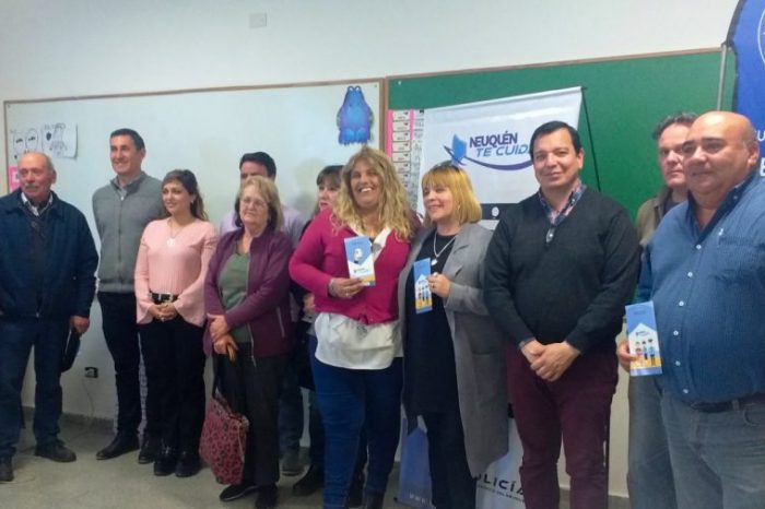 Capacitaron en seguridad a vecinos de Valentina Sur Rural