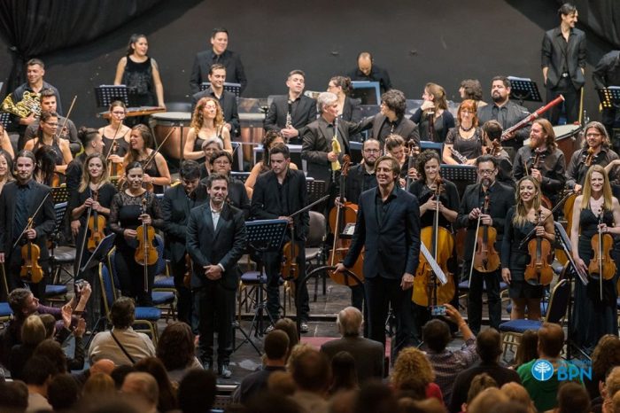 Fue un éxito total la presentación de las orquestas de Neuquén y Río Negro en concierto