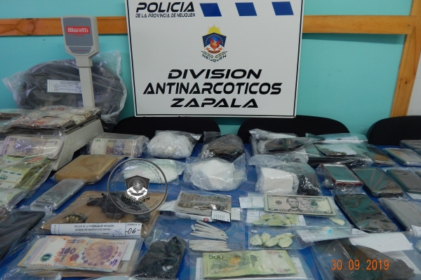 Policía del Neuquén desbarata banda narco