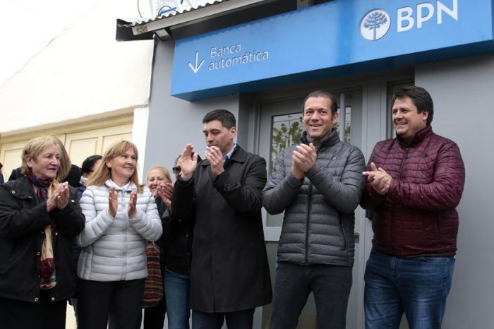 Inauguraron un cajero automático del BPN en el barrio Sapere