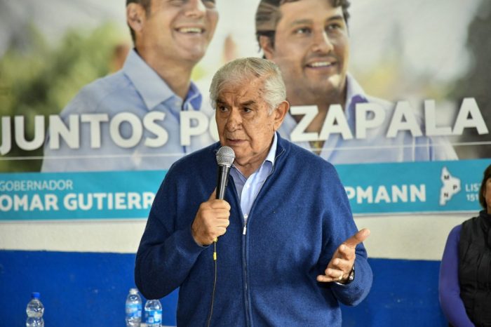 Guillermo Pereyra en Zapala: “mi único proyecto es defender Neuquén”