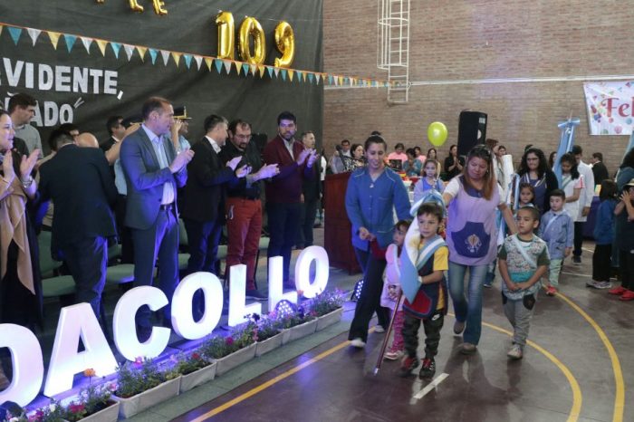 Gutiérrez presidió el acto por el 109º aniversario de Andacollo