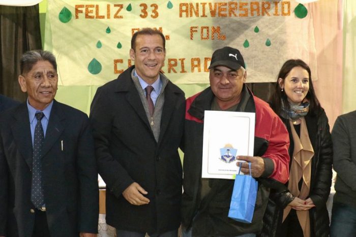 Gutiérrez participó del 33º aniversario de Chorriaca