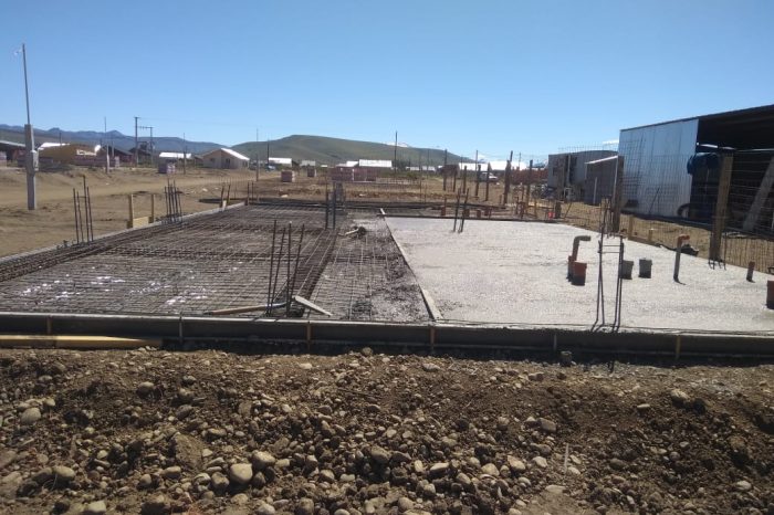 Avanzan a paso agigantados la Obra de las 25 viviendas en el Loteo Social