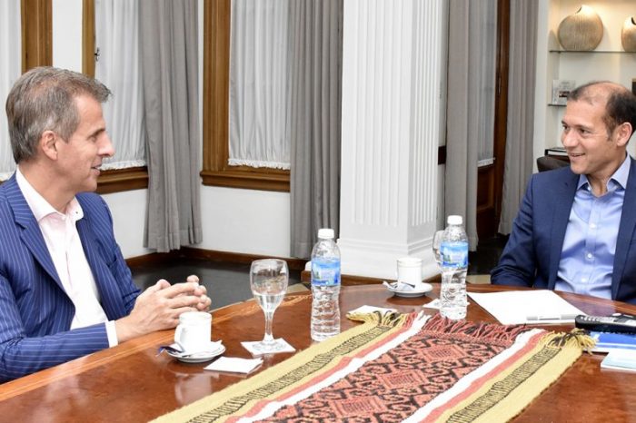 Gutiérrez recibió al economista Martín Redrado