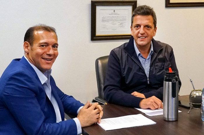 El gobernador Omar Gutiérrez se reunió con Sergio Massa