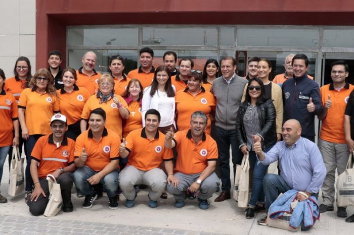 Se realizó el acto por el 38º aniversario de Defensa Civil