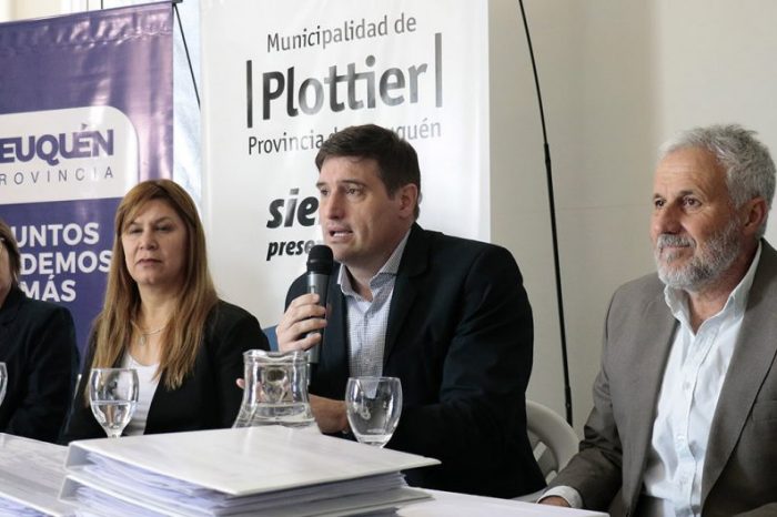 EPAS presentó el Plan Director de Agua y Cloacas de Plottier