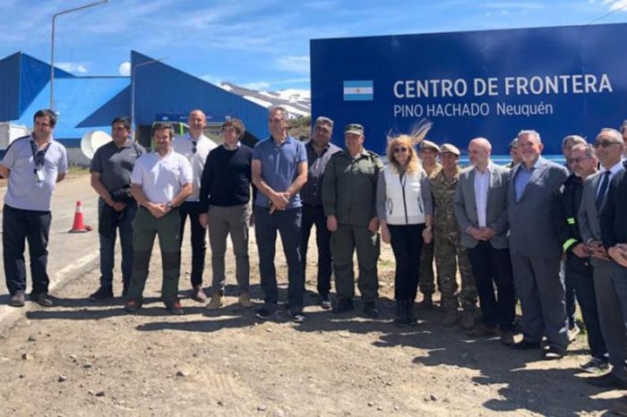 Inauguraron obras y equipamiento en el complejo fronterizo Pino Hachado