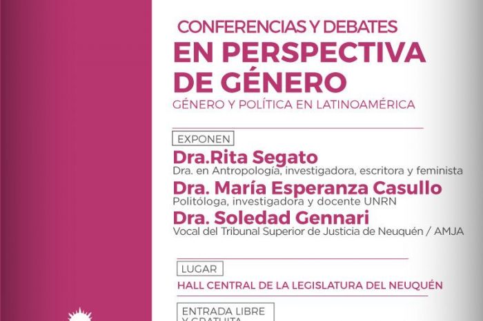 Rita Segato brindará una conferencia abierta el martes en la Legislatura