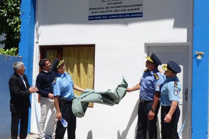 San Martín de los Andes: Inauguraron nuevas oficinas de la Brigada de Investigaciones