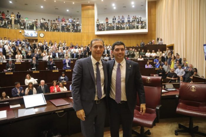 El Intendente y Vice Intendente de Junín de los Andes estuvieron presente en la asunción de las Autoridades Provinciales