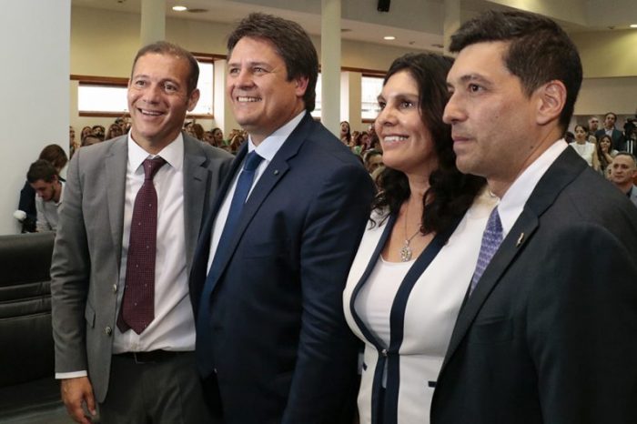 Gutiérrez asistió a la asunción del nuevo intendente de Neuquén