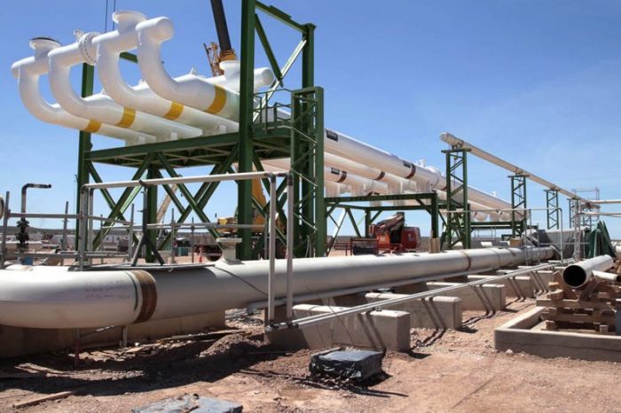 Finalizó la construcción del gasoducto Vaca Muerta