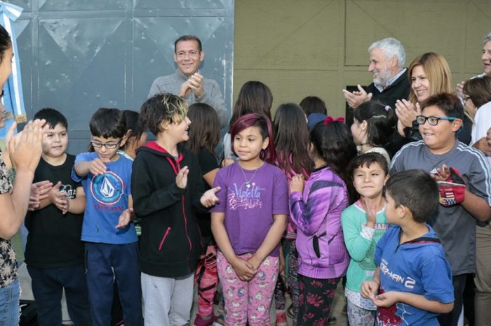 Gutiérrez inauguró un gimnasio en Plottier