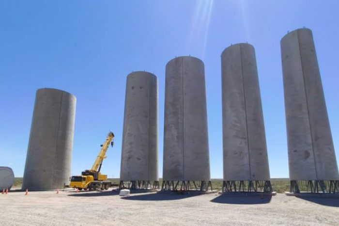 Trasladan aspas para el primer parque eólico de la Provincia del Neuquén