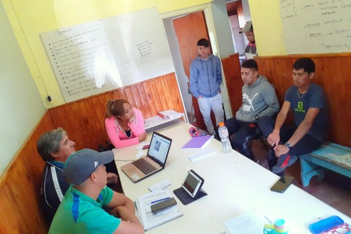 Reunión de trabajo con el Atleta juninense Sergio Pereyra