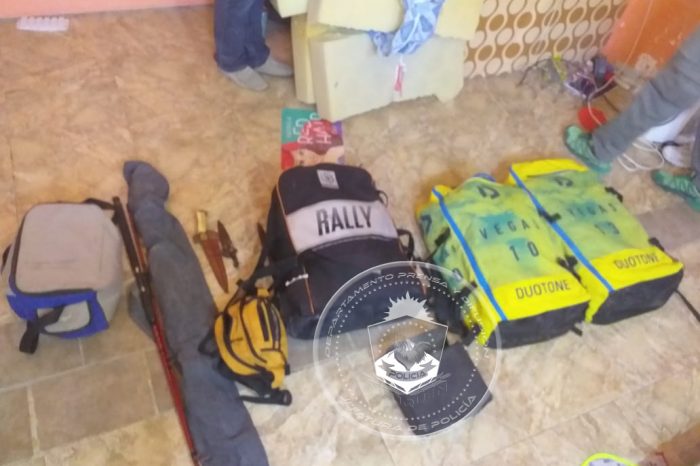 Allanamiento permite recuperar bienes robados a una familia de turistas