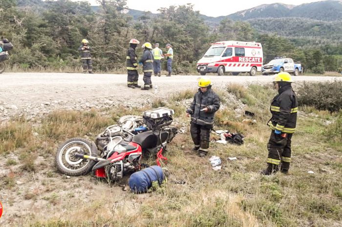 Turista chileno herido tras sufrir un accidente sobre la ruta 48
