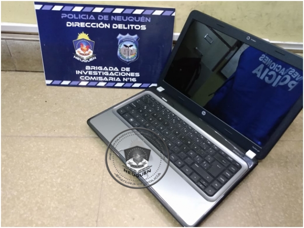 Demoran a un hombre que había robado una notebook