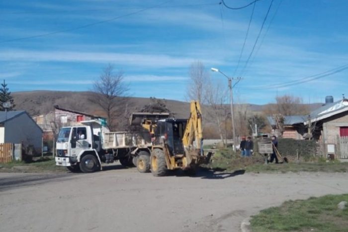 Cronograma de limpieza comenzó por el Barrio Lanín