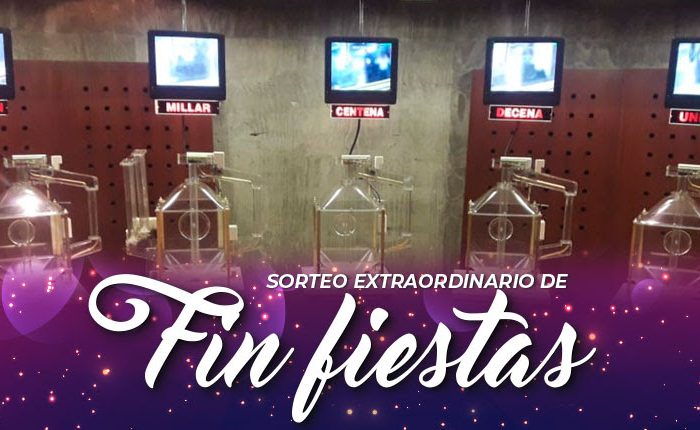 Millonario sorteo de Fin de Fiestas