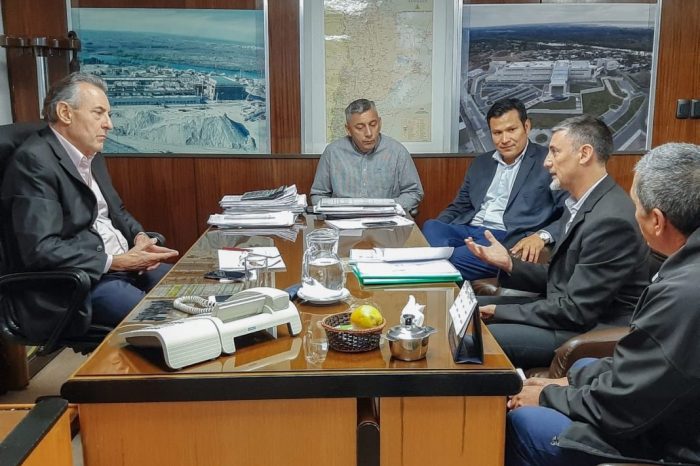 Funcionarios provinciales se reunieron con el intendente de Andacollo