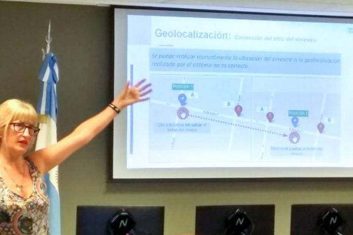 Capacitan para el registro de siniestros viales