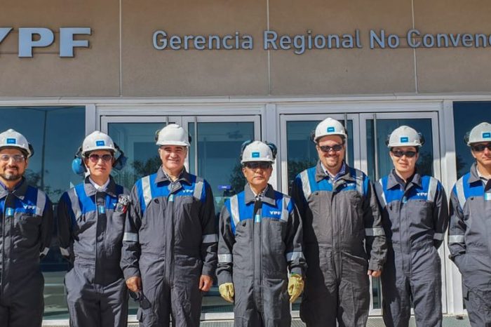 Delegación coreana recorrió Vaca Muerta