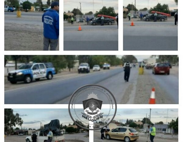 Policia del Neuquen realiza operativos en Neuquén y Senillosa