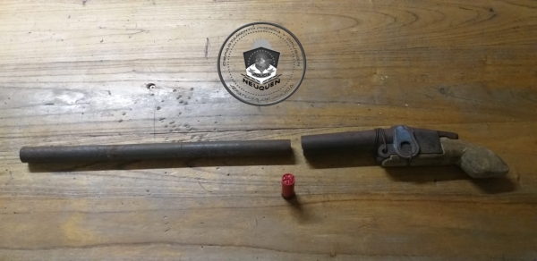 Demoraron a un menor con un arma de fabricación casera