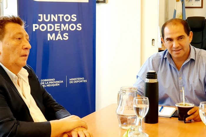 El flamante presidente de la Confederación Argentina de Básquetbol, Fabián Borro se reunió esta mañana con el Ministro de Deportes Luis Sánchez