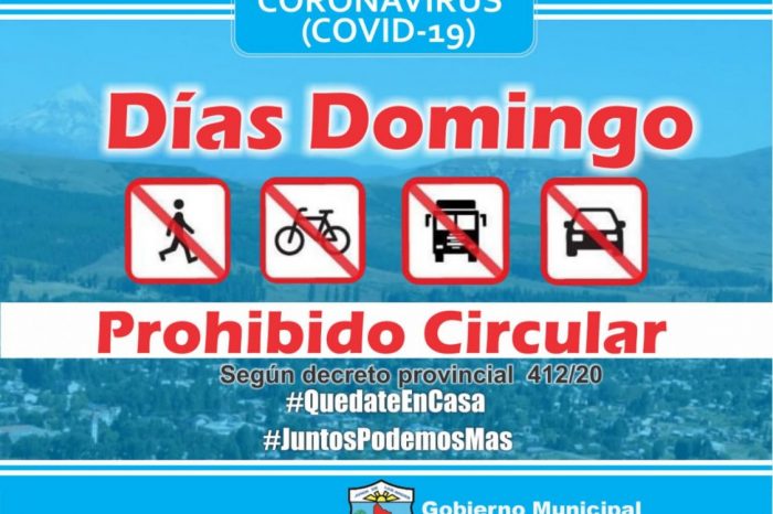 Por decreto Gutiérrez prohibió circular los días Domingos