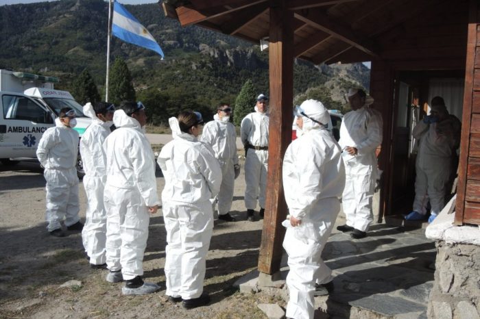 Personal de Hospital junto a Gendarmería Nacional realizaron un allanamiento preventivo