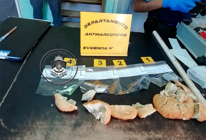 Quiso ingresar estupefacientes en un pan casero, a la unidad de detención del parque industrial neuquino