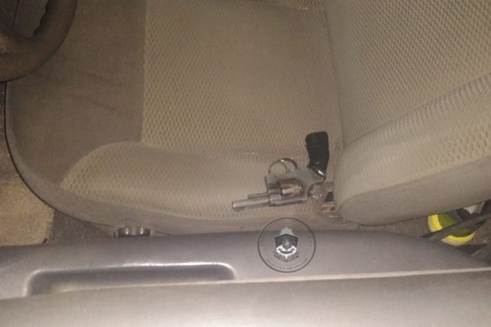 Demorado con un arma de fuego en su poder