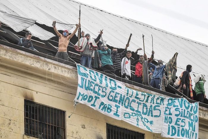 Incidentes en la cárcel de Devoto durante una protesta por la agilización de las causas penales