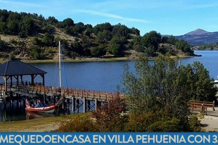 Canal de TV nacional transmite desde el Muelle de Villa Pehuenia