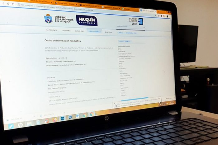 Producción habilitó un centro de información en la web oficial de gobierno
