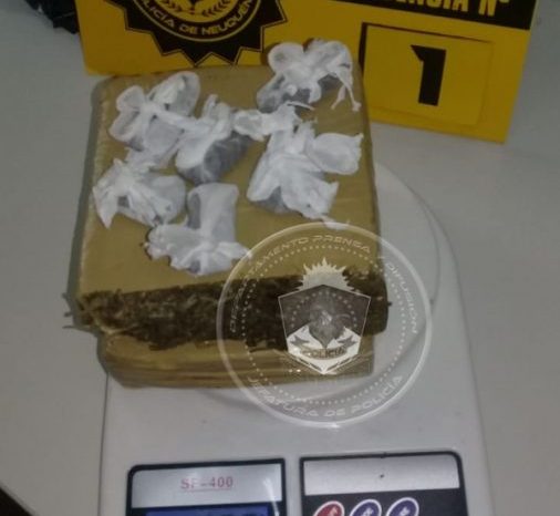 Senillosa: Secuestran casi un kilogramo de Cannabis Sativa