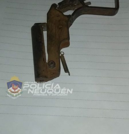 Secuestran un arma de fuego y otra de 5,5mm en diligencias judiciales