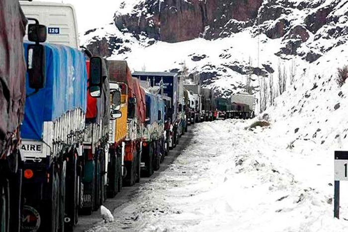 Abrieron el paso internacional Cristo Redentor de Mendoza a Chile solo para transporte de cargas