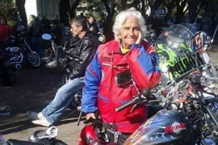 Nelly, la motoviajera más famosa y querida de la Argentina que dejó un "ejemplo de vida"