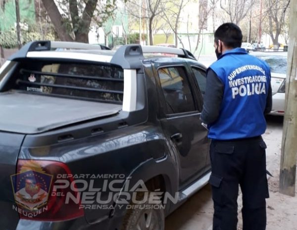 Rápido accionar policial permite recuperar una camionete robada minutos antes