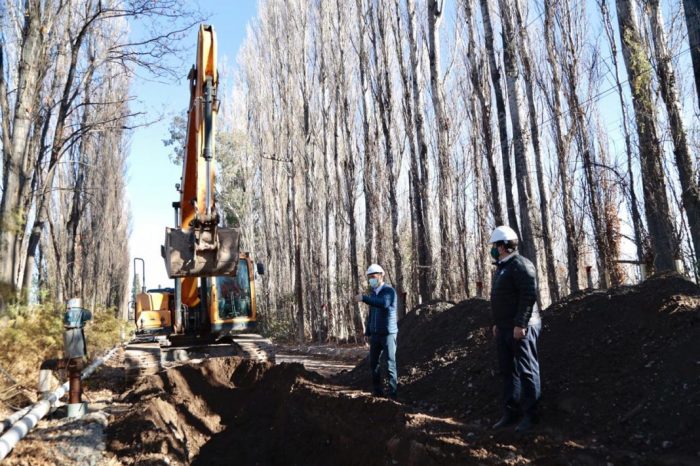 En dos meses finaliza el tramo a gravedad del colector del Oeste II