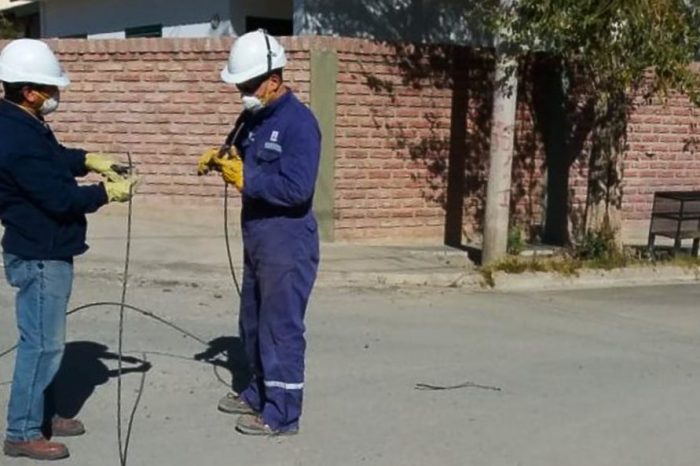 El EPEN intervino en varios sectores por el fuerte viento