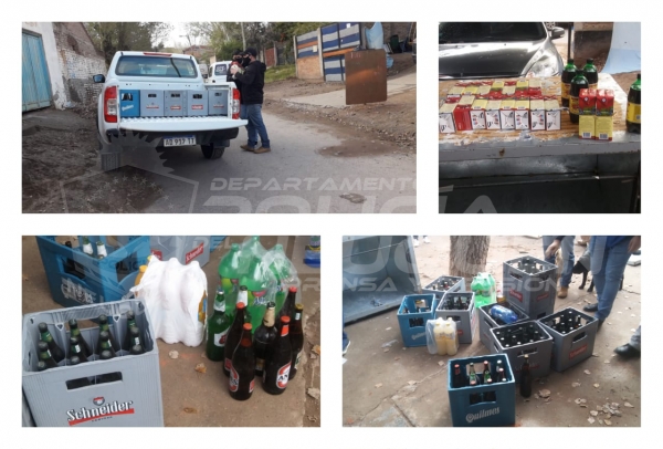Policía secuestró bebidas alcohólicas por venta ilegal de las mismas