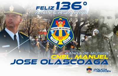 Un nuevo aniversario de la Banda de música de la Policía del Neuquén "Cnel. Manuel José Olascoaga"
