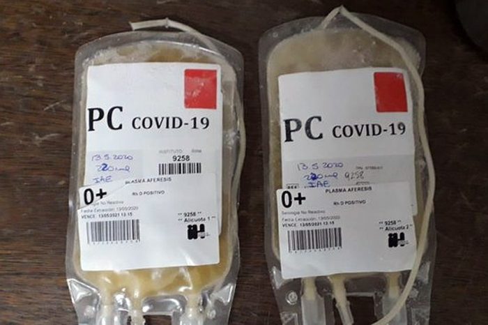 La donación de plasma de personas recuperadas ya se aplica en 8 provincias, Neuquén lo implementará próximamente