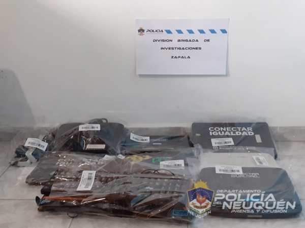Robo varias notebooks y otros elementos del CPEM N° 5, lo descubrieron, allanaron   y demoraron